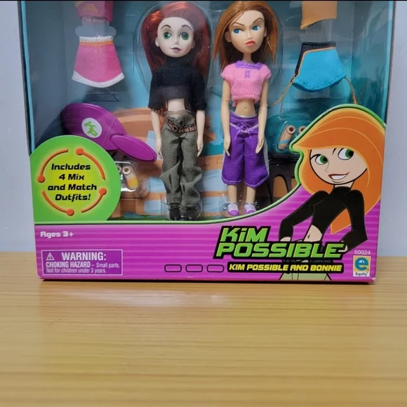 Disney Kim Possible‎ and Bonnie Mini Fashion Dolls Sealed Toy in Box Original